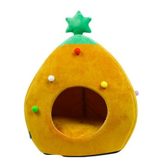 Christmas Tree Pet Bed Winter Warm Pet Nest Cat House Dog pet supplies EX-STOCK Canada