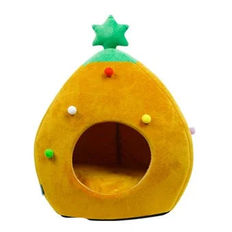 Christmas Tree Pet Bed Winter Warm Pet Nest Cat House Dog pet supplies EX-STOCK Canada