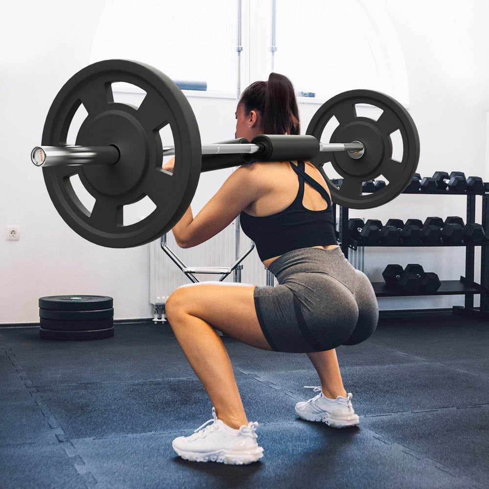 Safety Squat Bar, 700 LBS Fitness Squat Bar, Safety Squat Bar Attachment With Shoulder And Arm Pads, 28mm Diameter Weight Bar, Ideal For Front Squats, Lunges, Rehab, Physical Therapy - EX-STOCK Canada