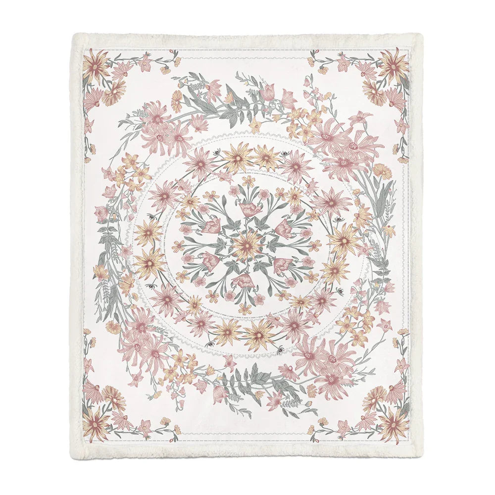 Flannel Blanket Air Conditioning Blanket Napping Blanket EX-STOCK Canada