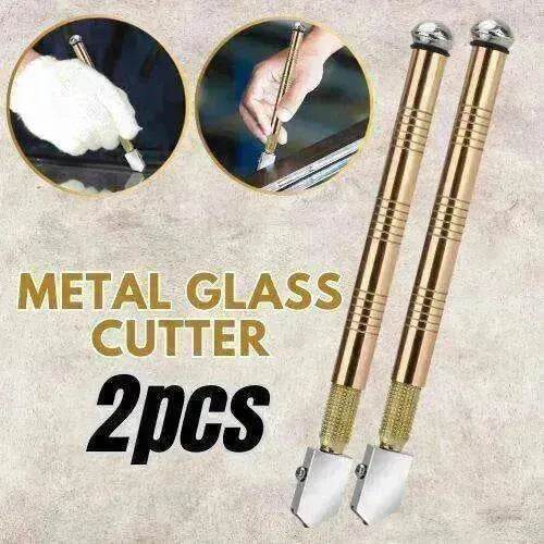 2Pcs Professional Glass Cutter Metal Carbide Precision Anti-Skid Cutting Tools - EX-STOCK Canada