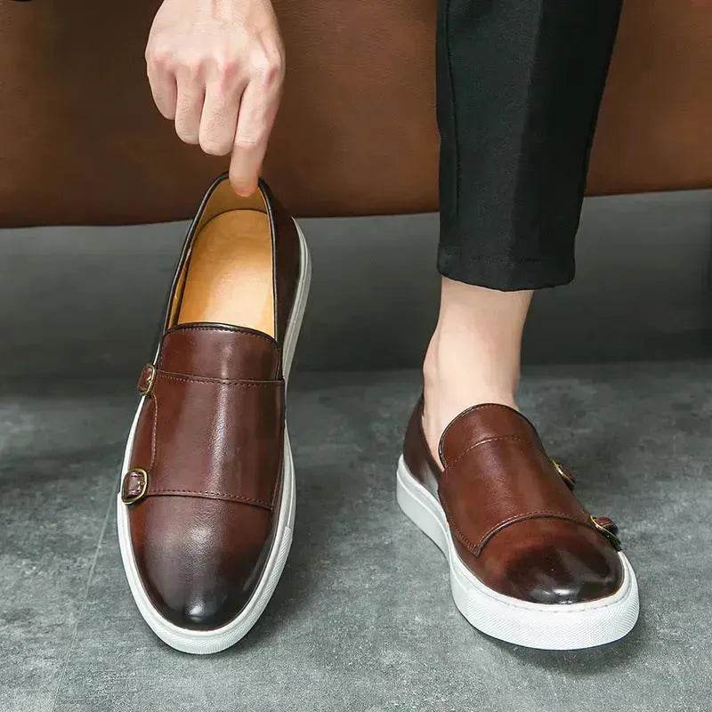 Fashion Loafers Men's Casual Slip-on Flats Shoes Formal Business Office Meeting Shoe for Men - EX-STOCK Canada