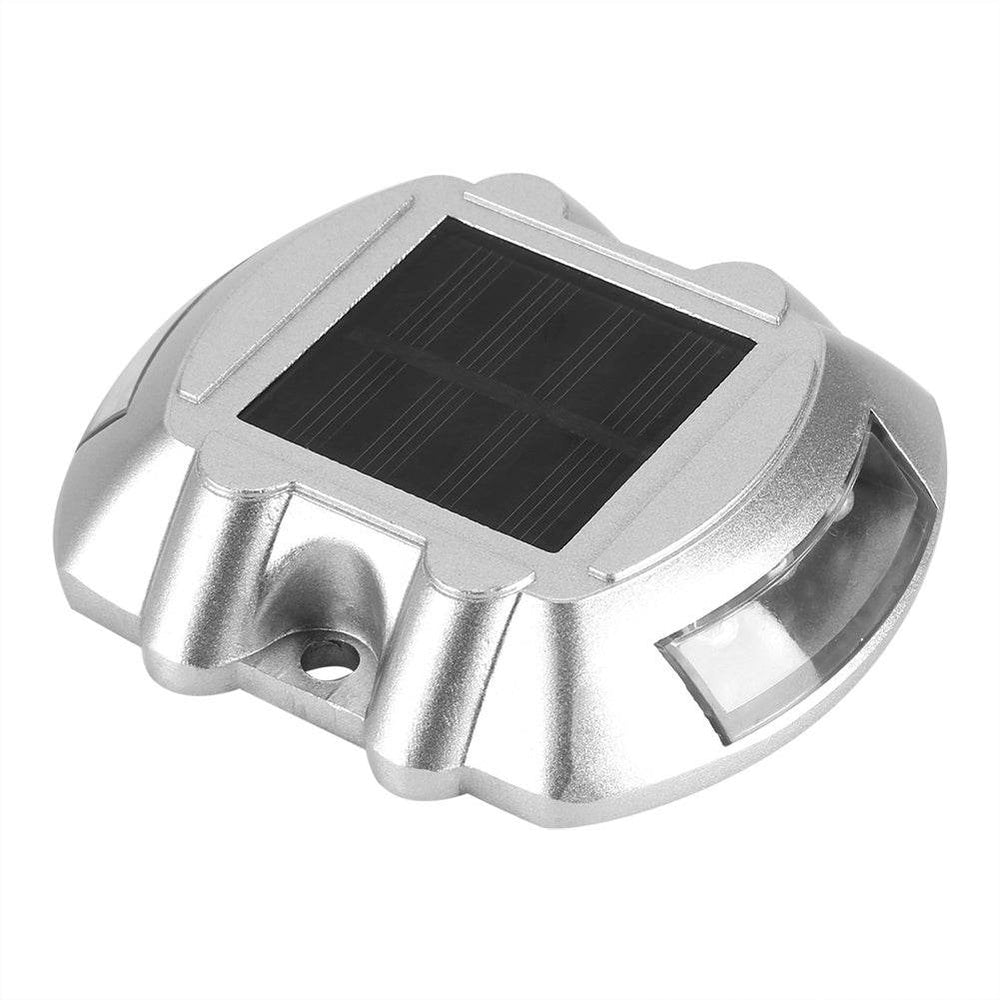 Casting Aluminum Solar Power Waterproof 6 LED Lamp Outdoor Road Driveway Pathway Light Yellow - EX-STOCK Canada