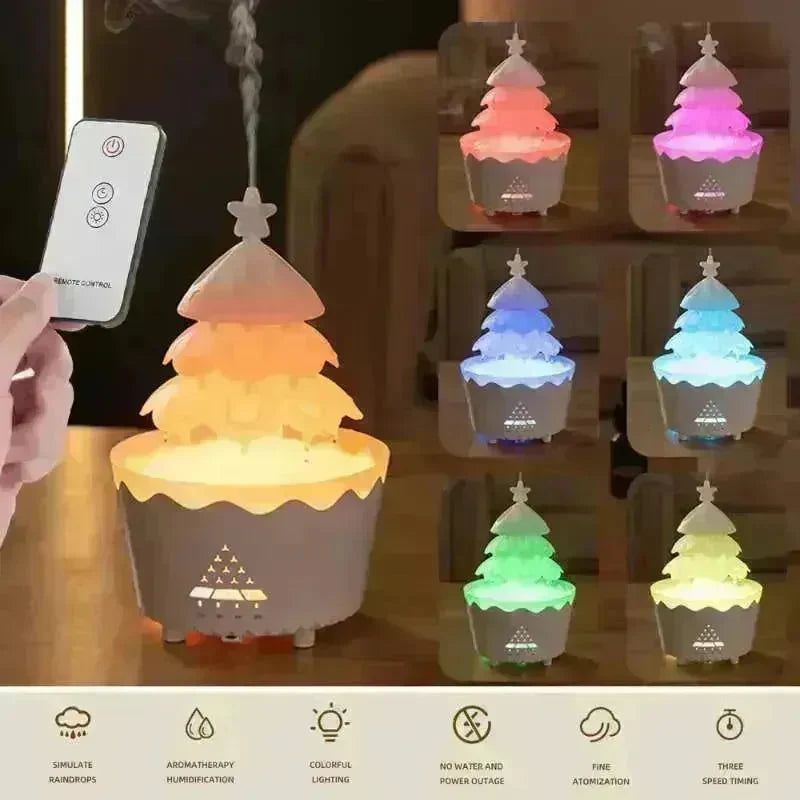 2024 New Design Essential Oil Aroma Diffuser Household Mute Small Remote Control Humidifier Suitable For Home Christmas Gift - EX-STOCK CANADA