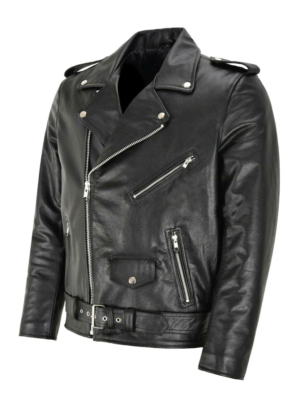 Casual Leather Clothing Motorcycle Men's Leather Coat 2