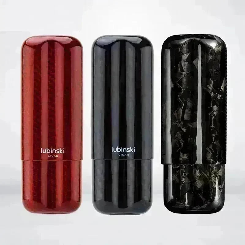 Portable Carbon fibre Travel Cigar case. - EX-STOCK CANADA