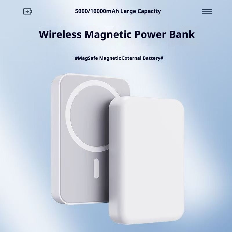 Bi-directional Fast Charging Magnetic Wireless Power Bank EX-STOCK Canada