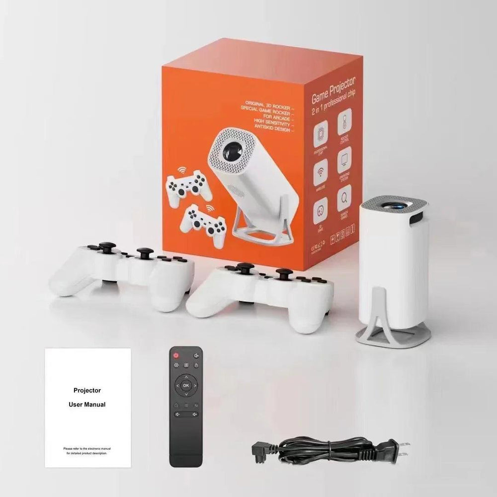 Projecteur de jeu portable HD à écran partagé sans fil pour la maisonEX-STOCK Canada