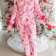 Christmas Pajamas Suit Christmas Tree Printed Long Sleeve Button Two-piece Set - EX-STOCK Canada
