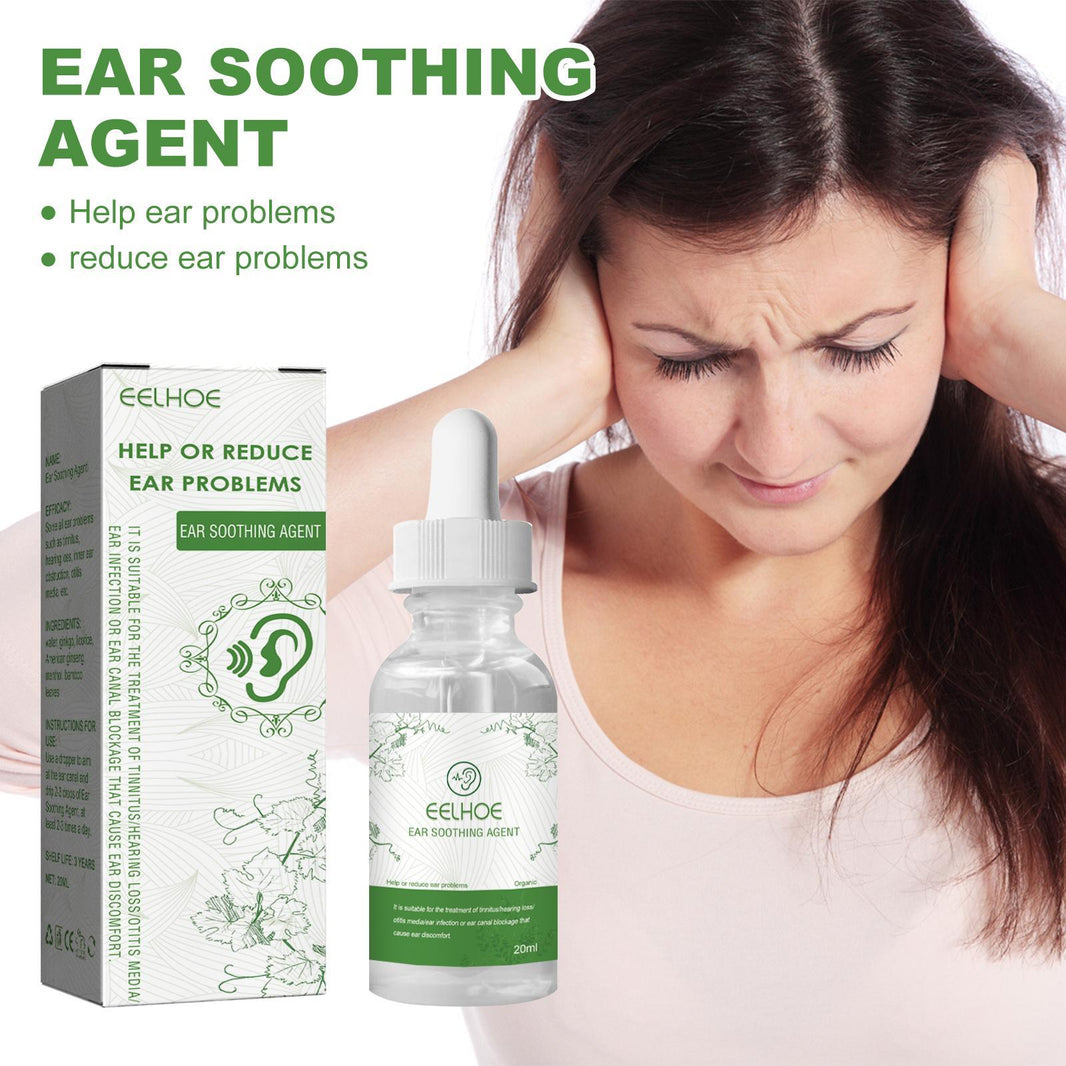 Erlebao Ear Soothing Health Care Ear Drops, Relieve Inner Ear Blockage And Tinnitus Discomfort EX-STOCK