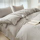 Solid Color Four-piece Set Simple Washed Sanding Duvet Cover EX-STOCK Canada