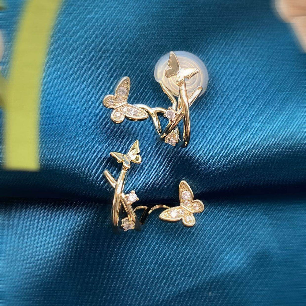 Female Cute Butterfly Earrings Jewelry - EX-STOCK Canada