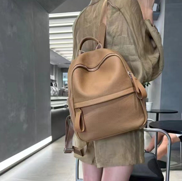 High-grade Baidu Leather Backpack EX-STOCK
