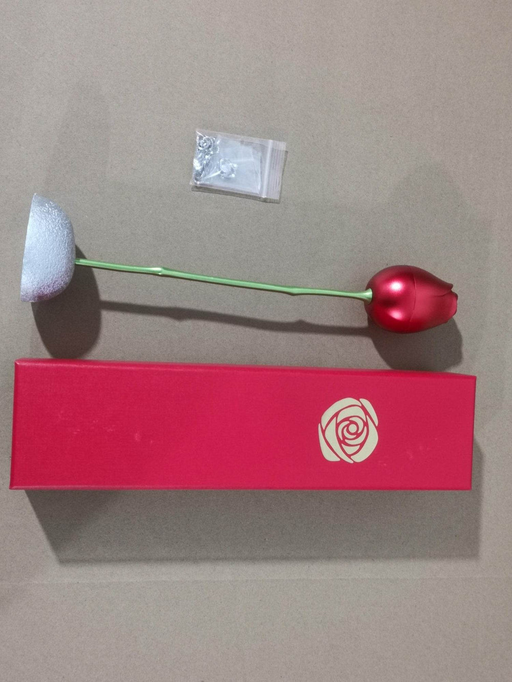 Valentines Day Gift Heart Shaped Blue Purple Crystal Diamond Pendant Rose Head Necklace - EX-STOCK Canada