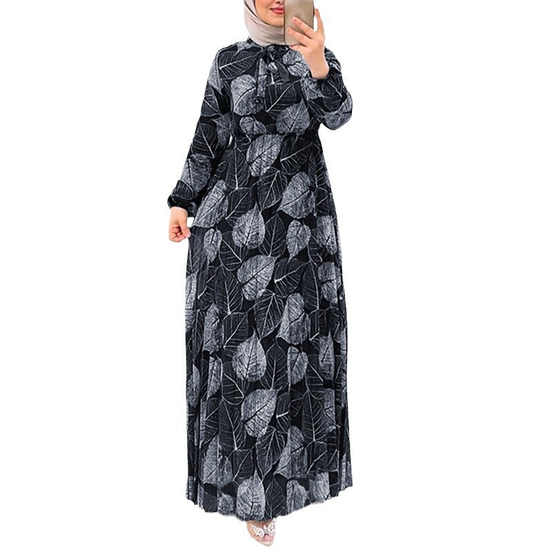 Women's Fashion Waist-controlled Muslim Dress EX-STOCK Canada