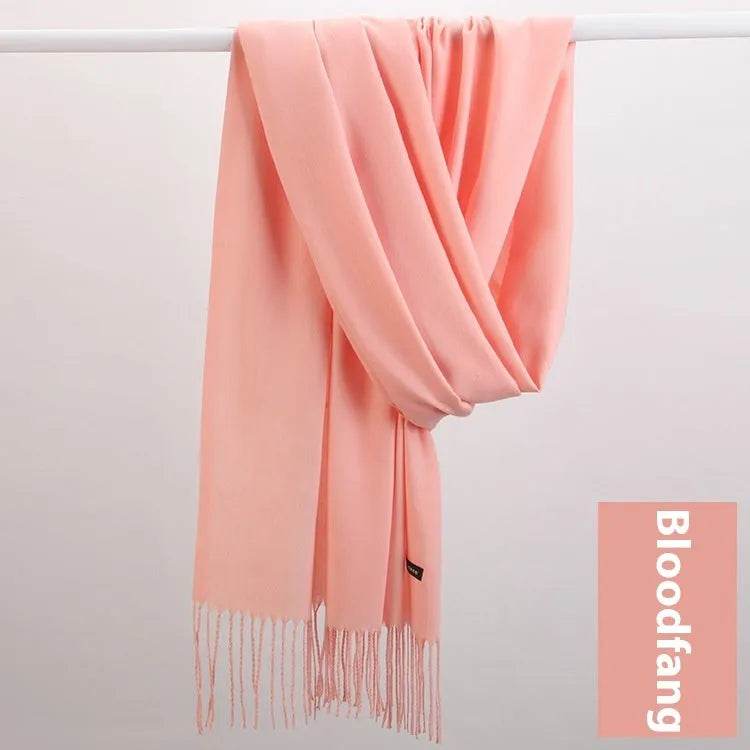 Pure Color Warm Keeping Scarf All-match Cashmere Shawl - EX-STOCK Canada