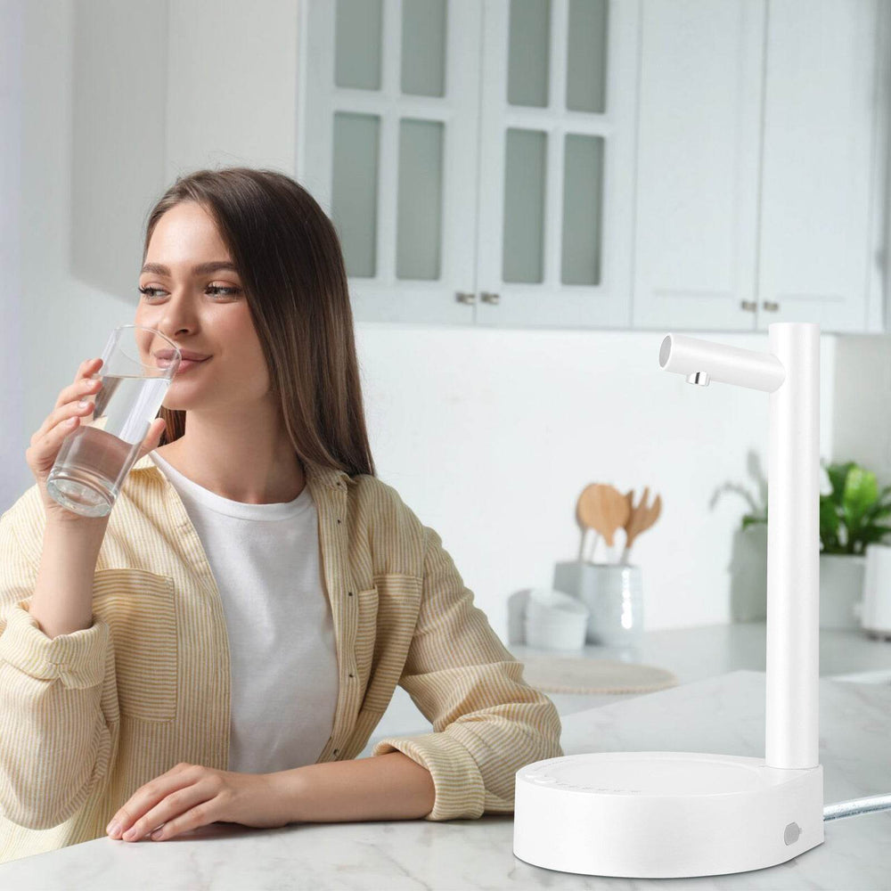 Smart Desktop Table Water Dispenser Pump Water Discharge Adjustable Portable Detachable USB Charging - EX-STOCK Canada