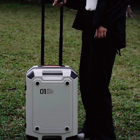 Hard Shell Carry On Luggage Spinner Suitcase – Compact Cabin Travel Trolley 20 inch