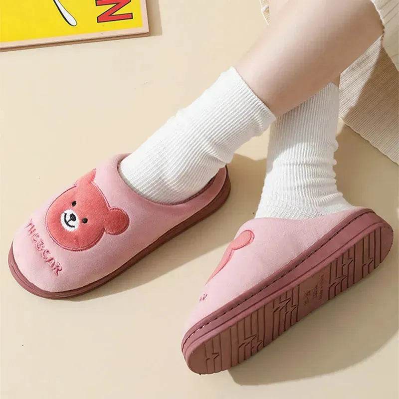 Cotton Slippers For Women In Autumn And Winter, Thick Soled And Warm At Home, Dormitory Slippers For Men - EX-STOCK Canada