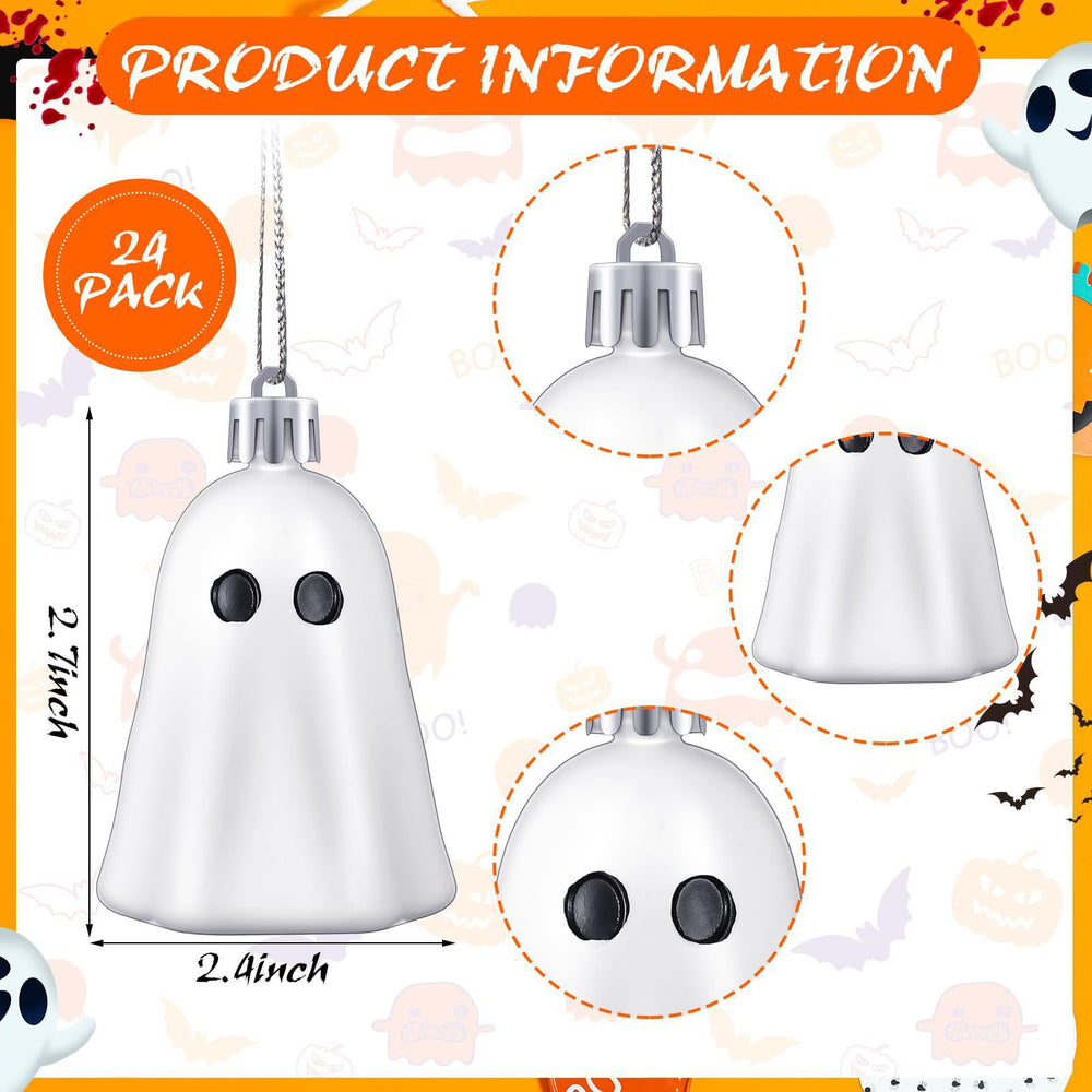 Halloween hanging ghost decorations in multi-pack options – product view 2