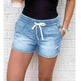 Denim Short Mid Waist Loose Jeans Wash - EX-STOCK Canada