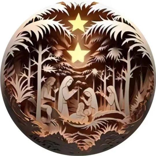 Pendentif de décoration de voiture en acrylique créatif de NoëlEX-STOCK Canada