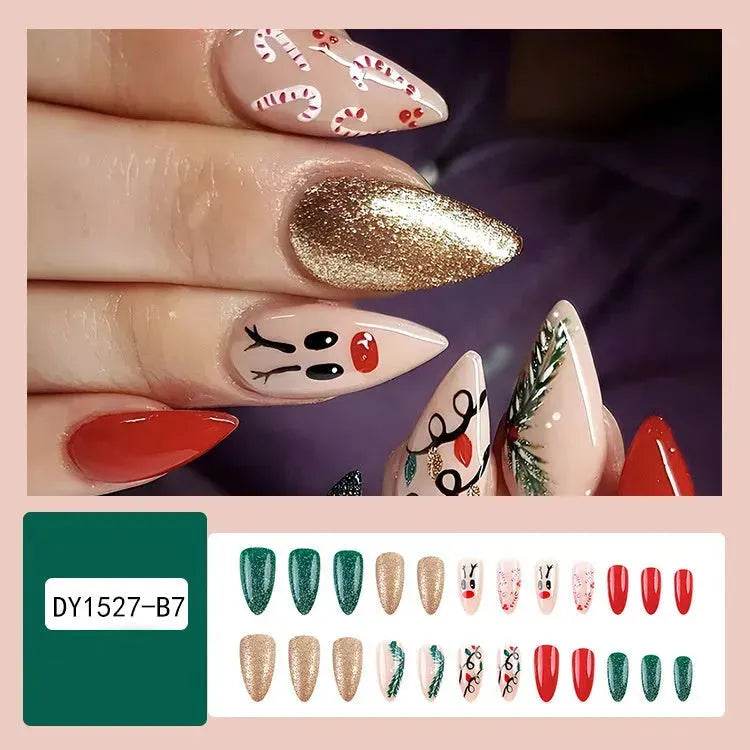 24pcs Christmas False Nail Decal stickers - EX-STOCK Canada