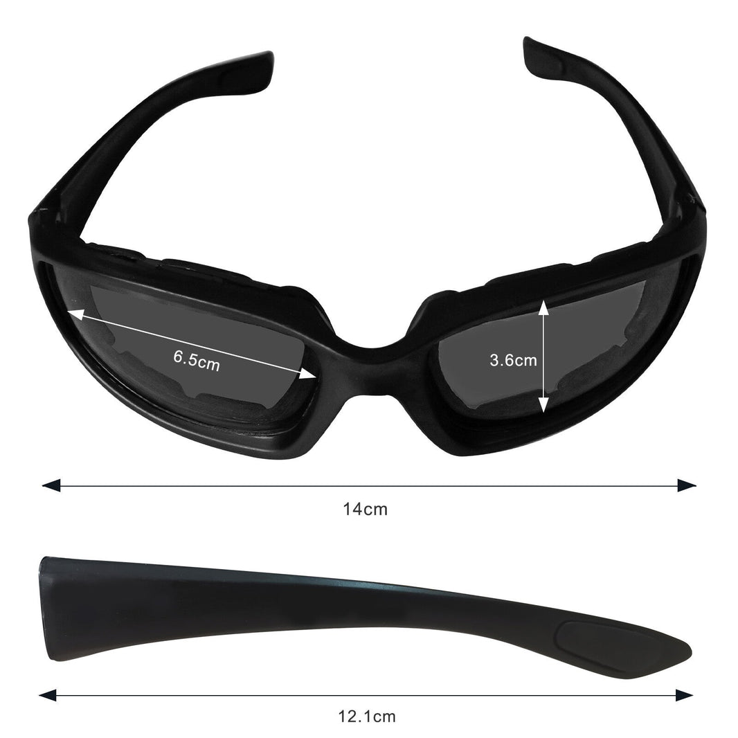 Cycling Sunglasses Chopper Outdoor Sports Glasses For Men Wrap Around UV400 Protection For Fishing Driving Glasses Windproof Gray Lens EX-STOCK