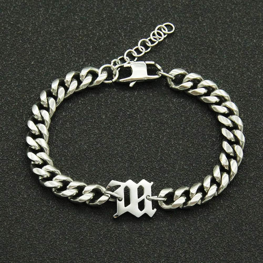 Titanium Steel Cuban Link Chain Bracelet - EX-STOCK Canada