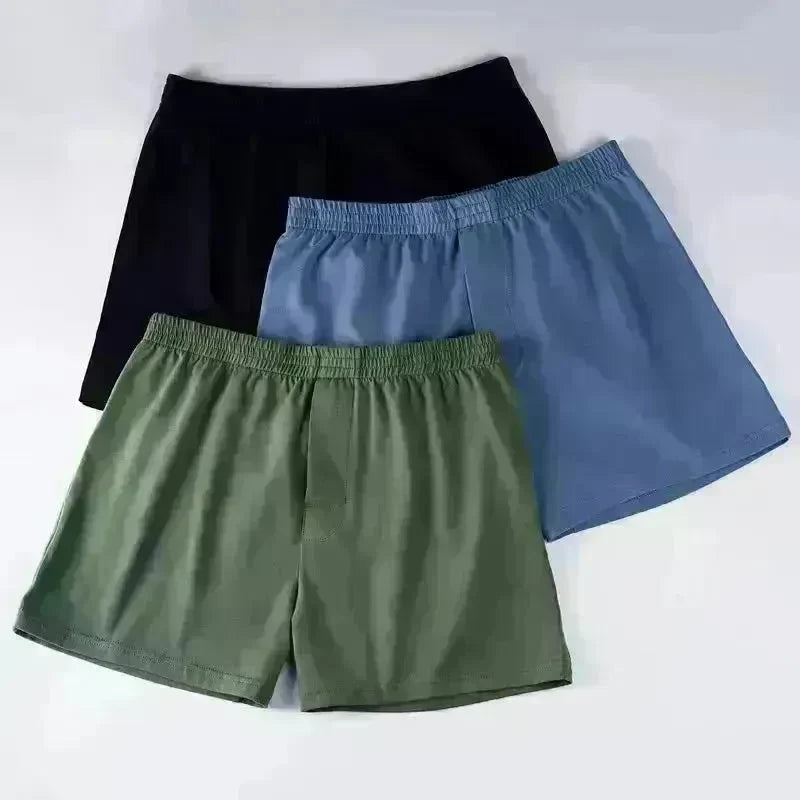 Loose-fitting Loungewear Breathable Cotton Men's Boxer short Underwear - EX-STOCK CANADA