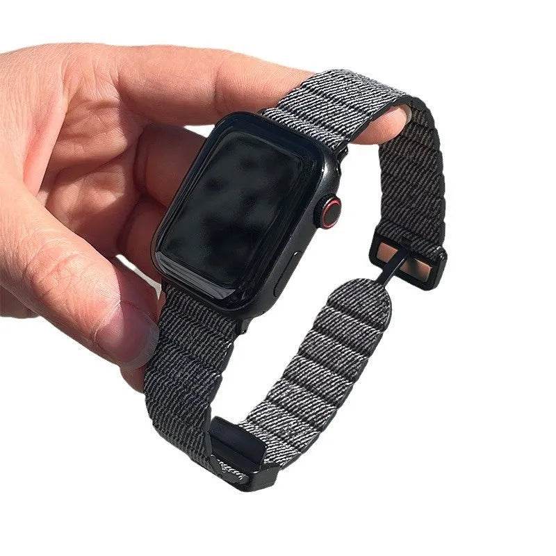 Slim Denim Magnetic Buckle Watch Strap - EX-STOCK Canada
