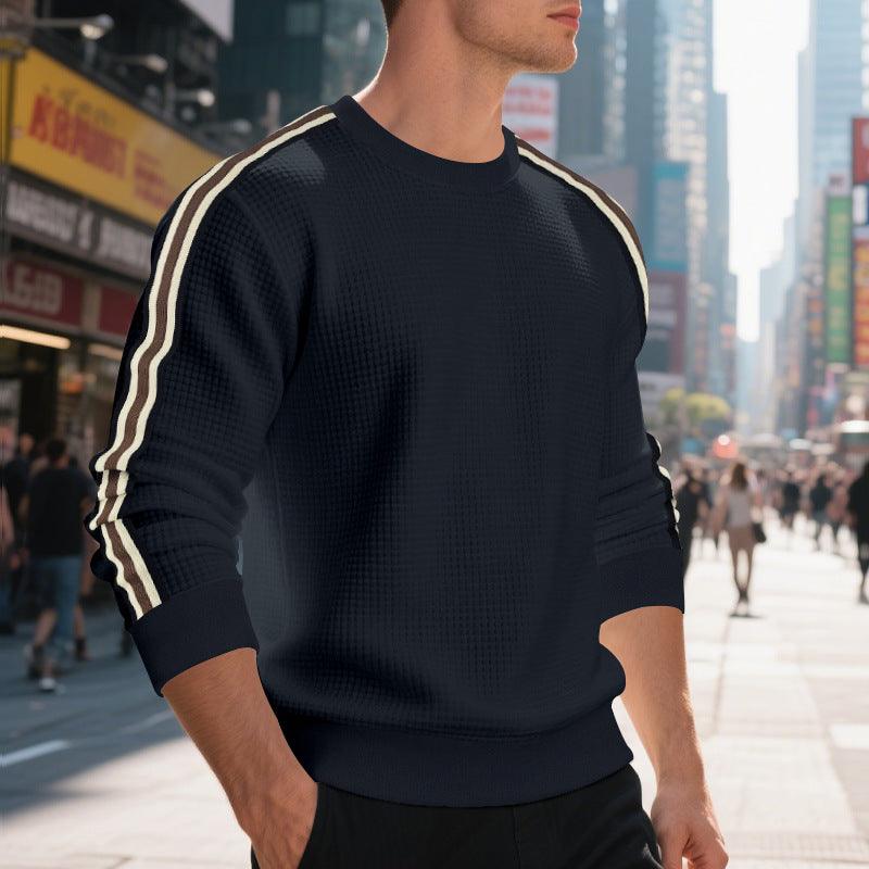 Casual Men's Loose Round Neck Sweater Thin EX-STOCK Canada