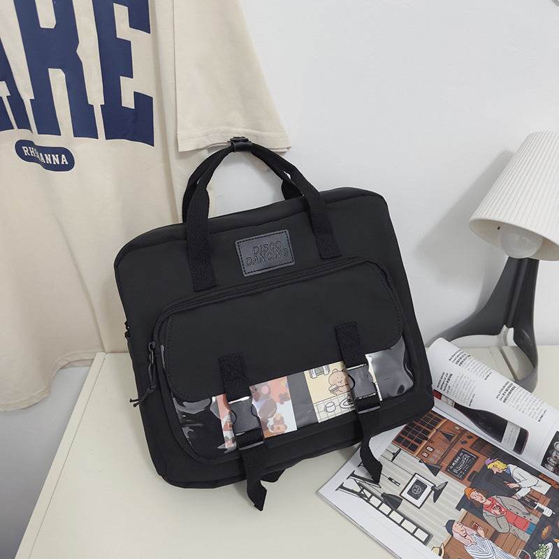 Lightweight College Soft Girl Tote Backpack Laptop Bag - EX-STOCK Canada