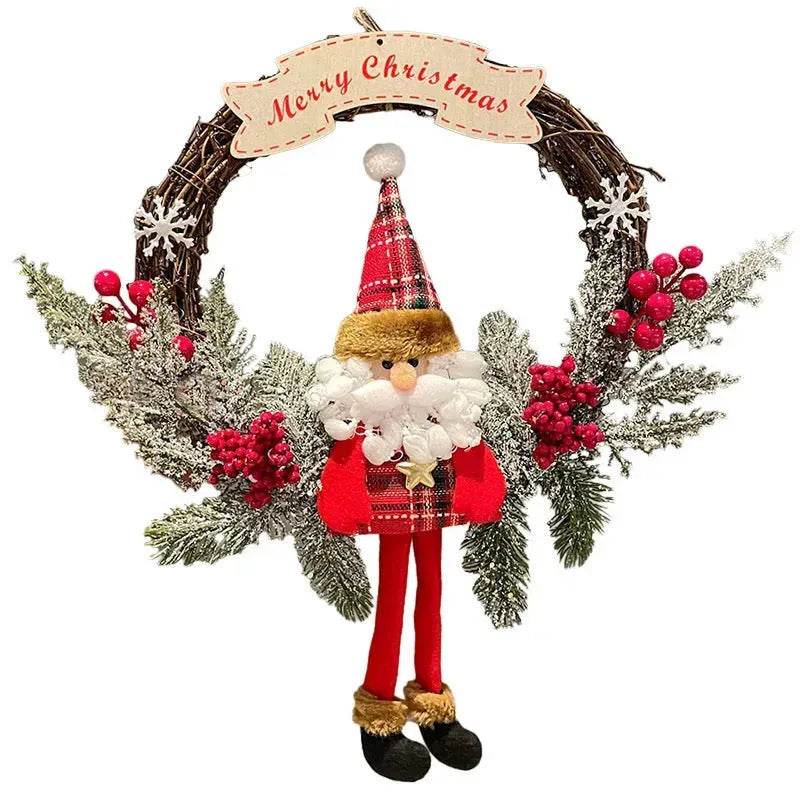 Old Man Snowman Elk Vine Ring Christmas - EX-STOCK Canada