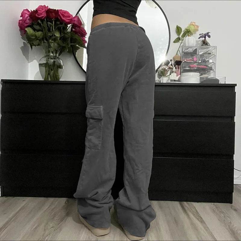 European And American Style Straight Exercise Casual Pants Women - EX-STOCK Canada