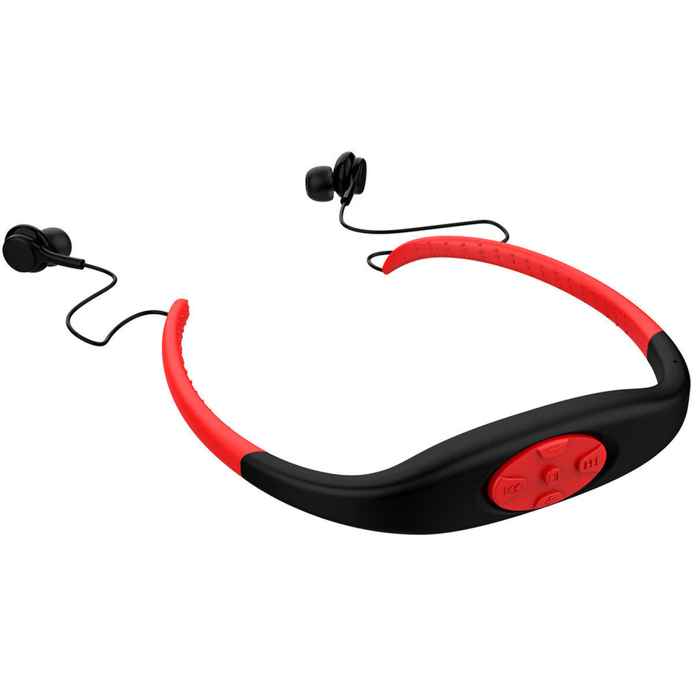 2in1 Bluetooth Wireless Earphone &MP3 Music Player 8G Headphone IPX8 Waterproof Swim Sport Neckband Stereo Headset with Mic EX-STOCK Canada