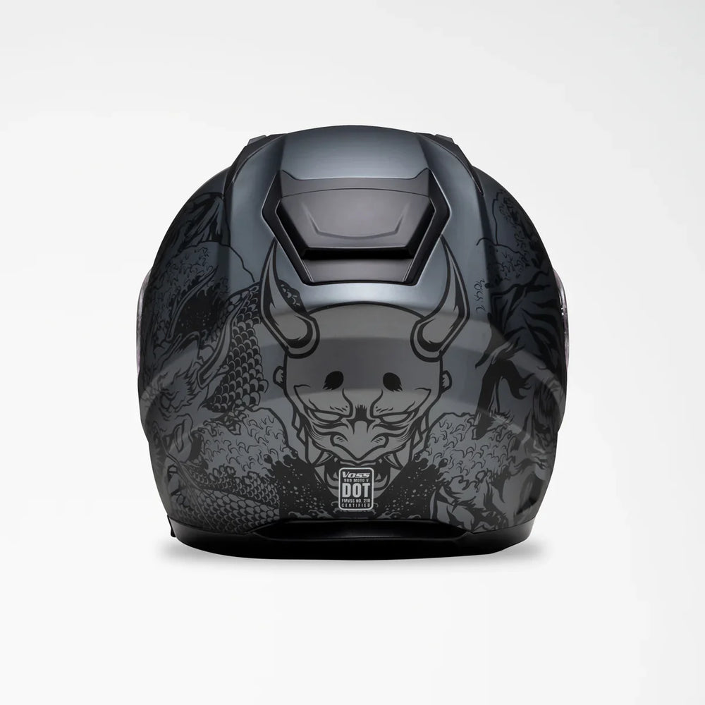 Voss 989 Moto-V Rei Motorcycle Helmet