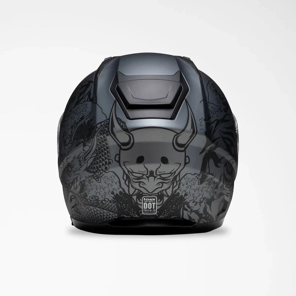 Voss 989 Moto-V Rei Motorcycle Helmet