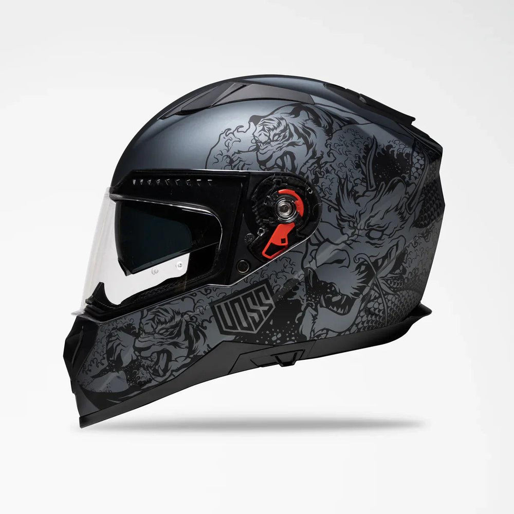 Voss 989 Moto-V Rei Motorcycle Helmet
