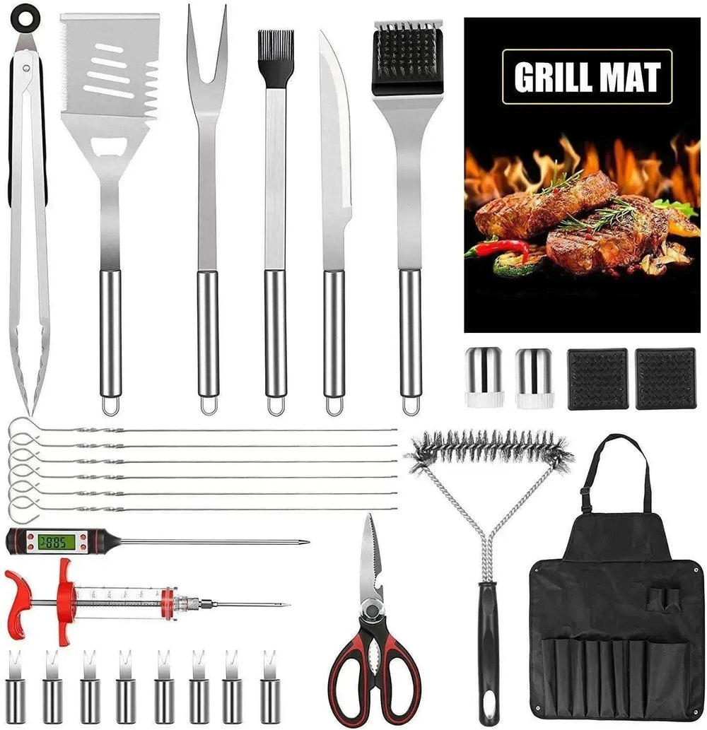 30-piece Set Of Skirt Bag Baking Set BBQ Tools Combination Apron Gift Set - EX-STOCK Canada