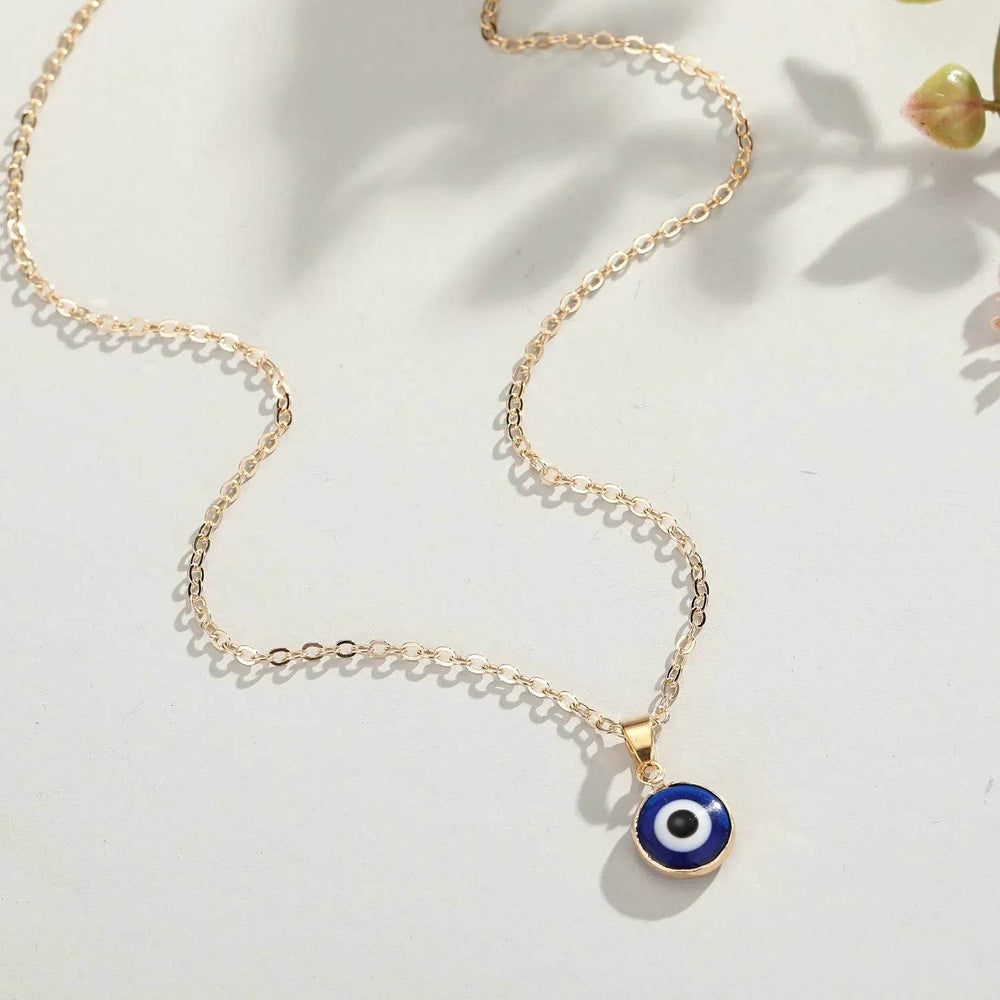 Blue eye pendant Alloy necklace chain Fashion Accessories - EX-STOCK Canada