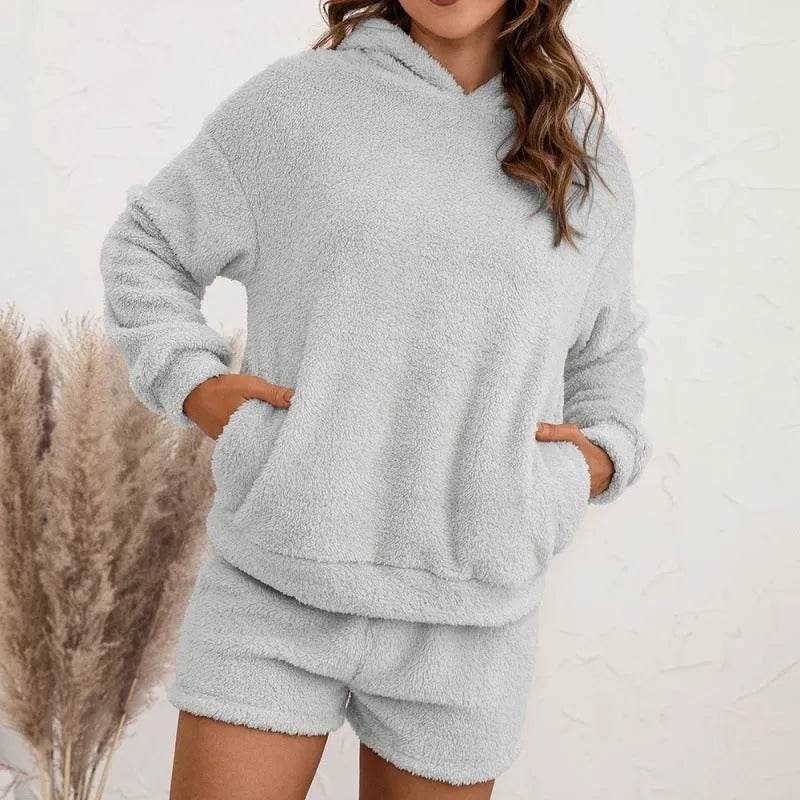 Women Hooded Sweater Suit Casual Home Wear - EX-STOCK Canada