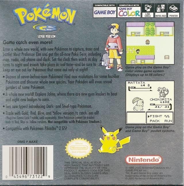 Pokemon Silber Version (Authentisch mit neuer Batterie)