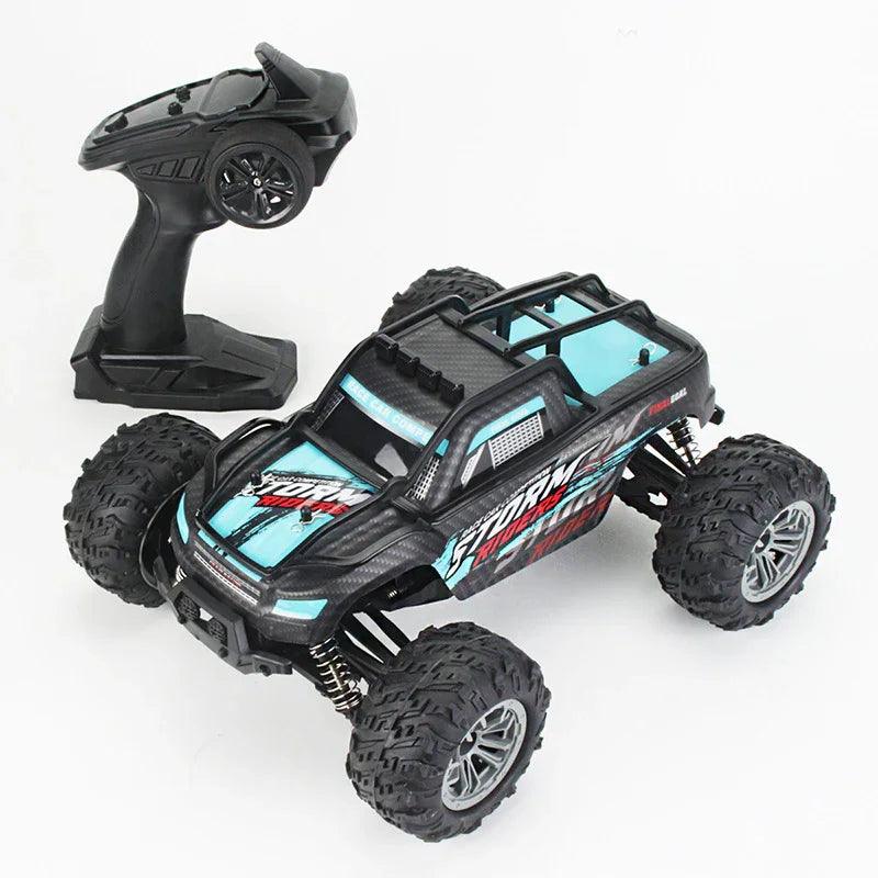 La nouvelle voiture tout-terrain télécommandée à quatre roues motrices à grande vitesse 1:16 à l'échelle réelle, voiture de course à quatre roues motricesEX-STOCK Canada