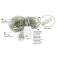 Christmas led lights string lights outdoor waterproof fishnet lights full of stars paved holiday lights wedding ins decorative lights - EX-STOCK Canada