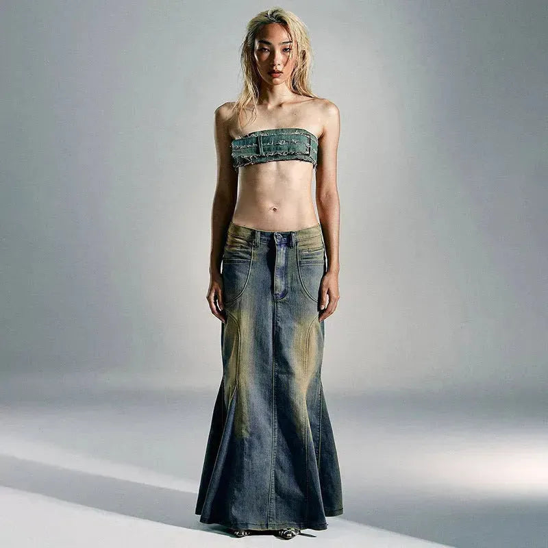 Women's Fashion Personality Denim Skirt - EX-STOCK CANADA