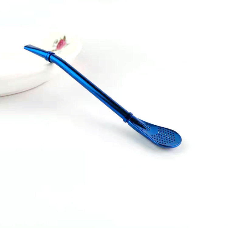 304 Stainless Steel Residue Filter Straws Spoon EX-STOCK Canada