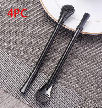 304 Stainless Steel Residue Filter Straws Spoon EX-STOCK Canada