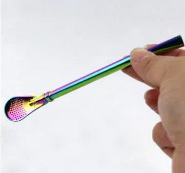 Pailles cuillère filtre à résidus en acier inoxydable 304EX-STOCK Canada