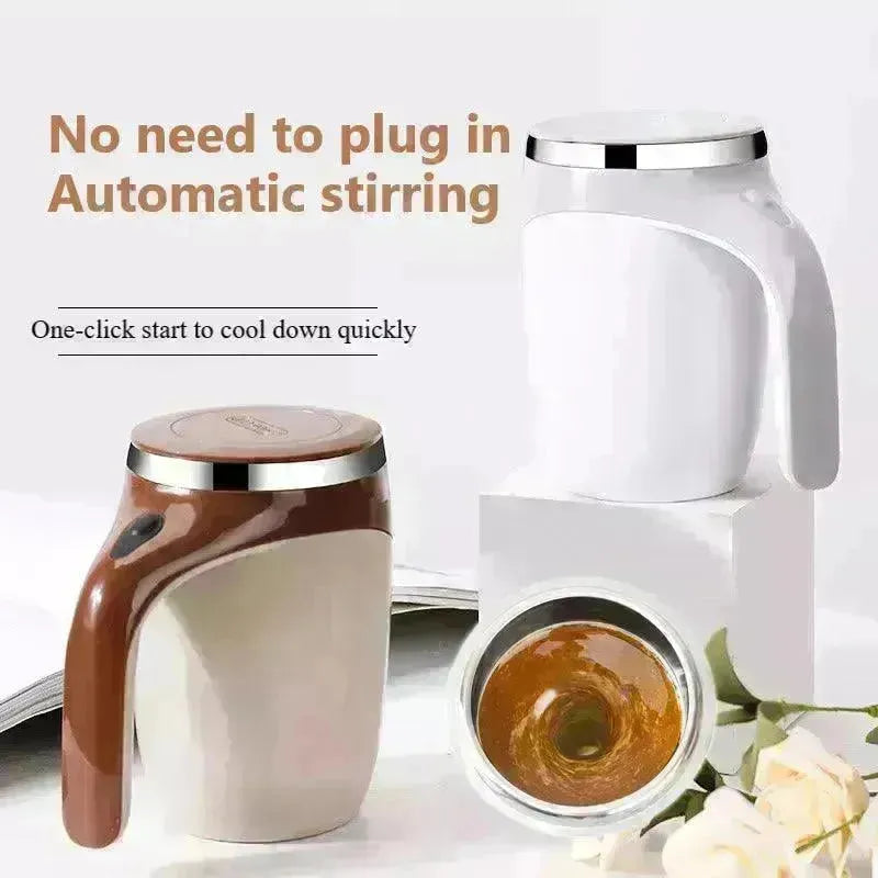 304 Food Grade Stainless Steel Rechargeable Automatic Model High Value Stirring Cup - EX-STOCK CANADA